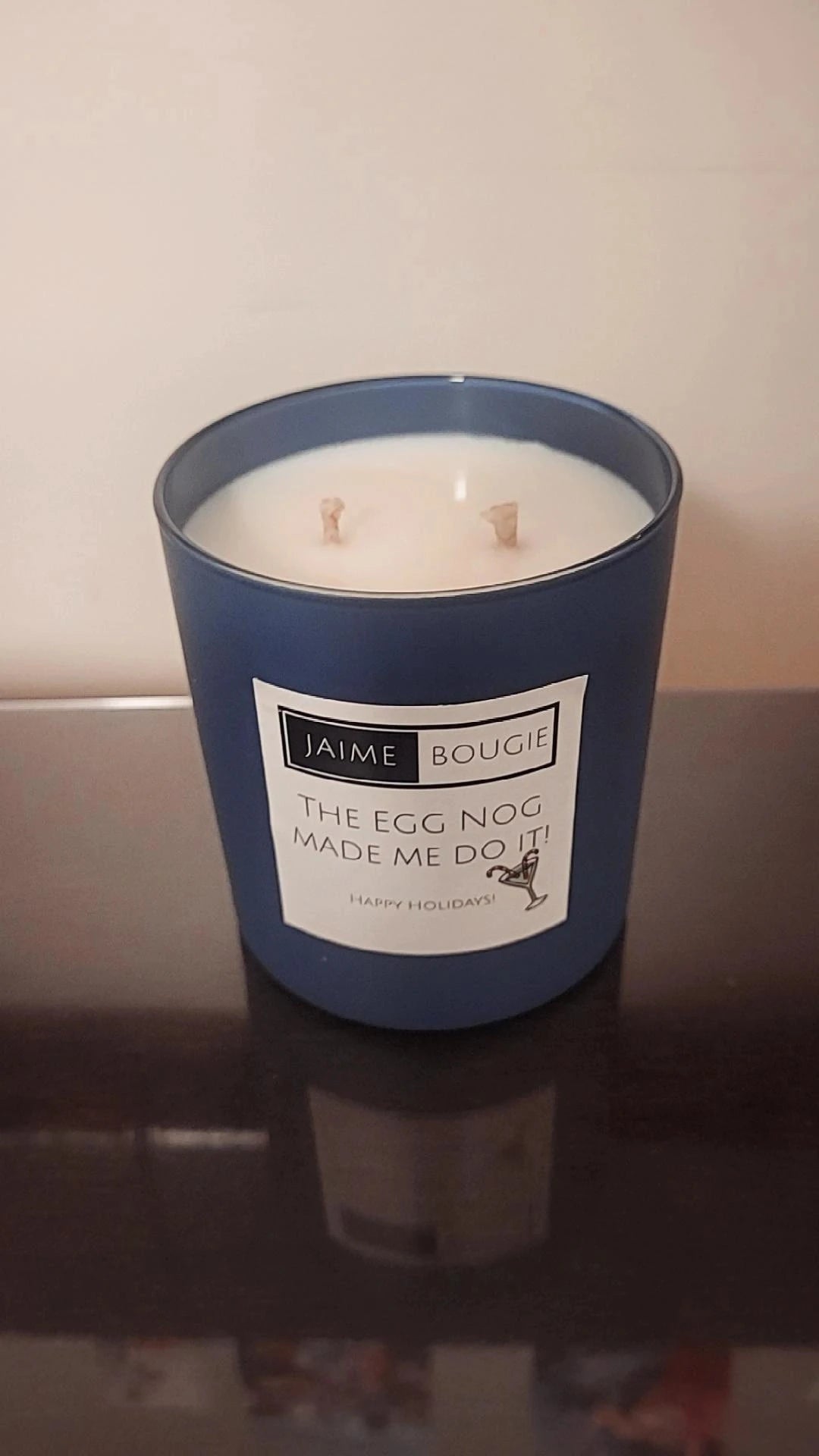 The Egg Nog made me do it J'aime Bougie